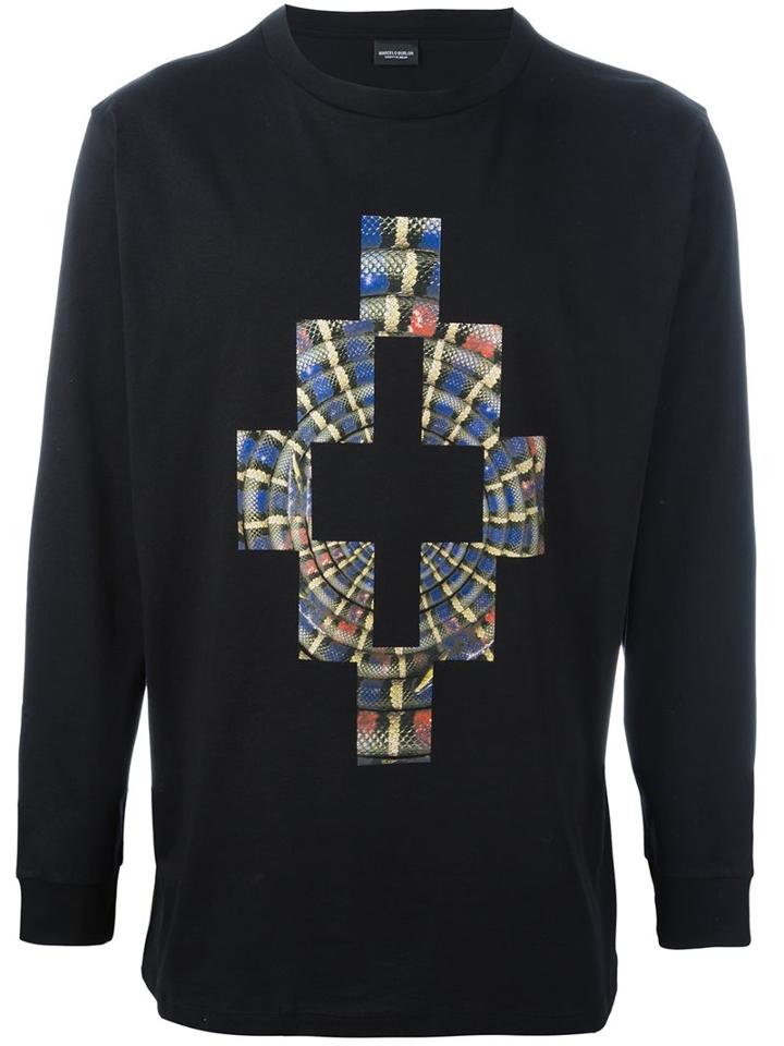 Marcelo Burlon County Of Milan 'lastarria' Sweatshirt, Men's, Size: Medium, Black, Cotton