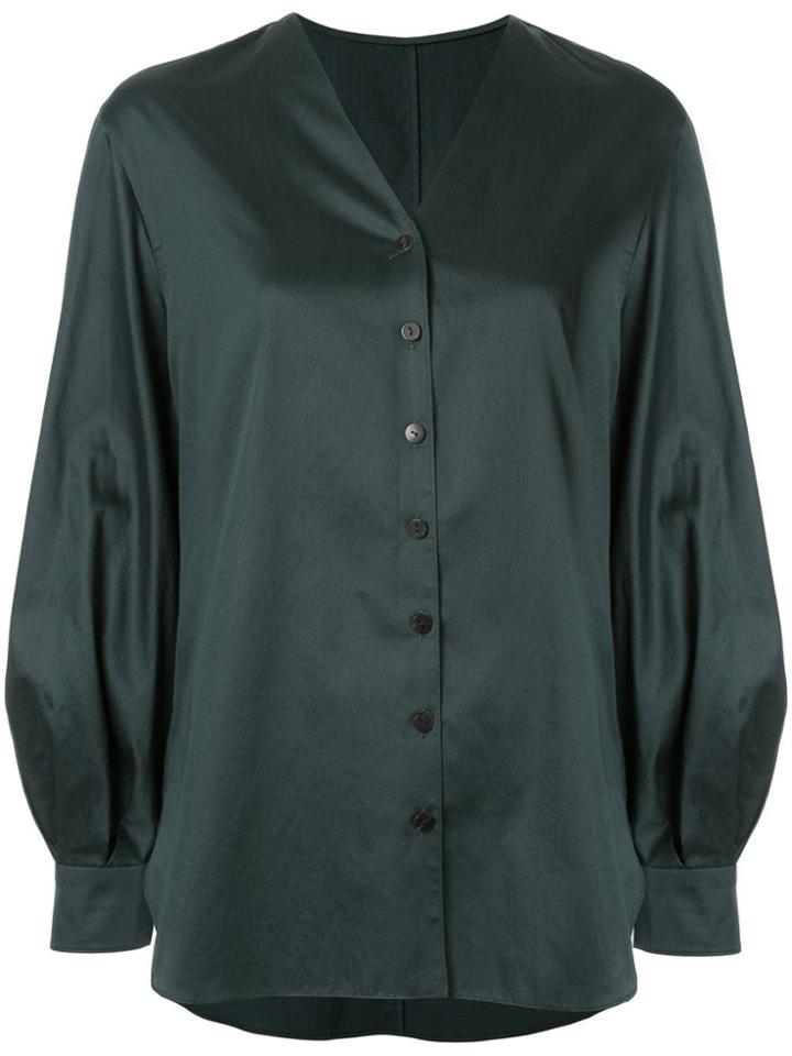 Kuho V-neck Shirt - Green