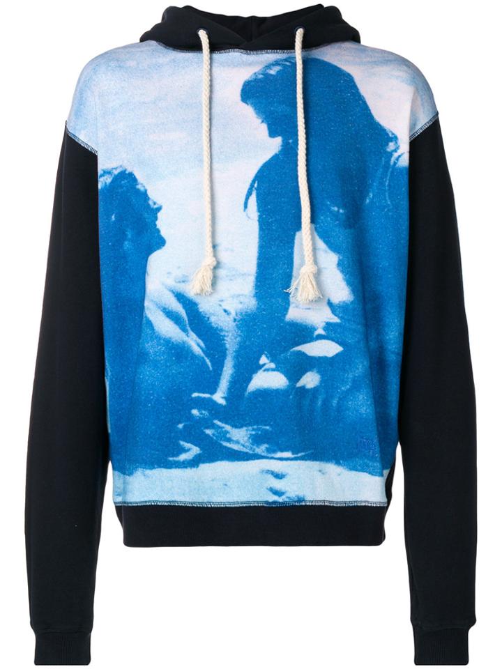 Jw Anderson California Lovers Hoodie - Blue