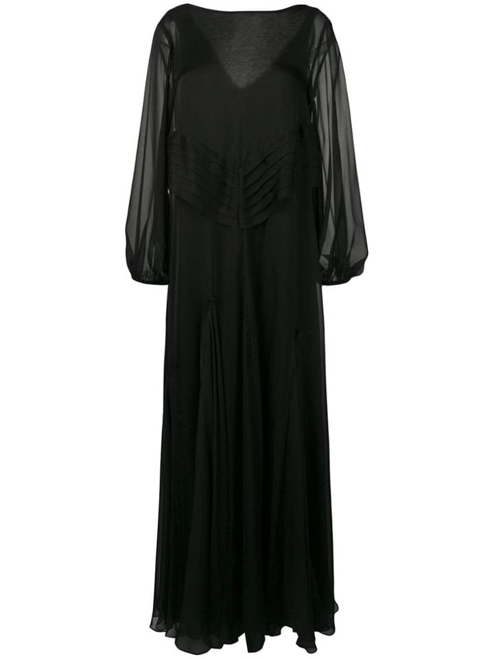 Irina Schrotter Long Sleeve Dress - Black