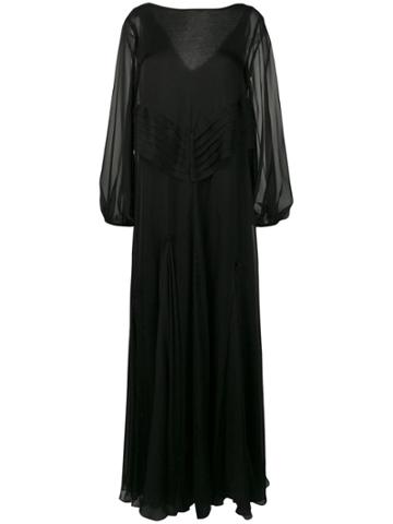 Irina Schrotter Long Sleeve Dress - Black