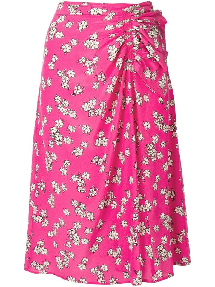 P.a.r.o.s.h. Floral Print Skirt - Pink