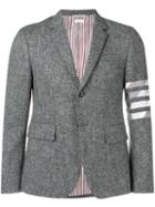 Thom Browne 4-bar Intarsia Duck Sport Coat - Grey