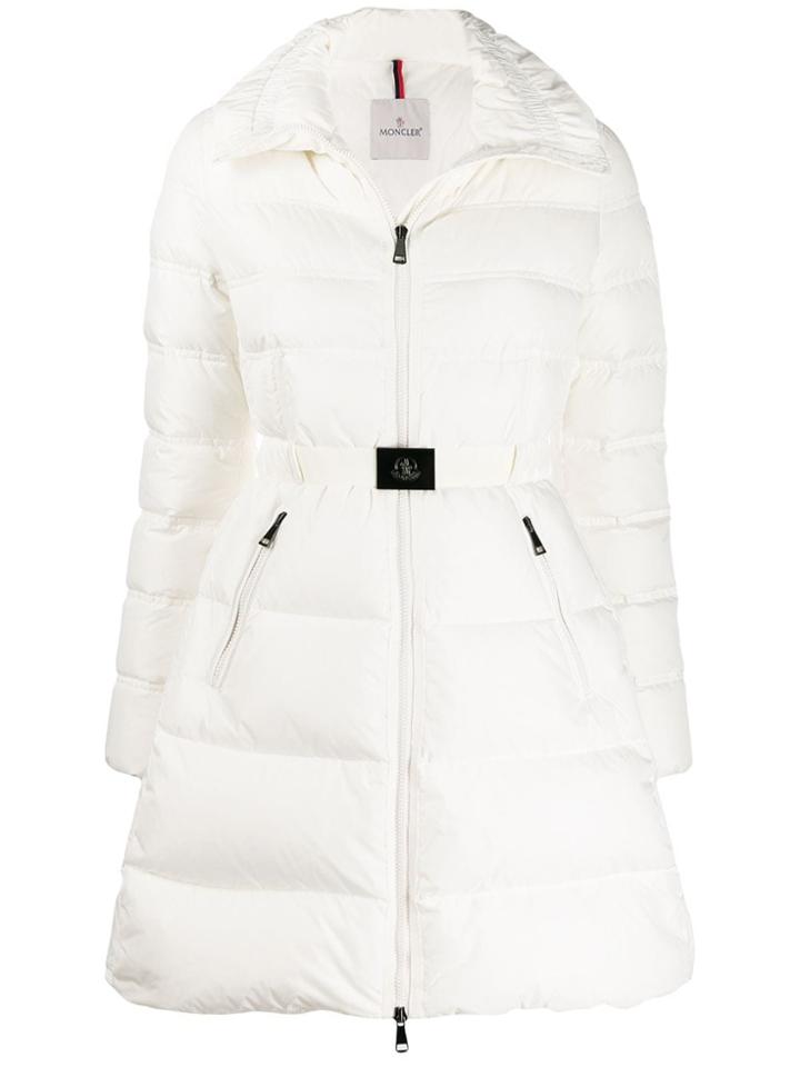 Moncler Hooded Puffer Jacket - White