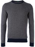 Zanone - Crew Neck Jumper - Men - Angora/virgin Wool - 54, Blue, Angora/virgin Wool