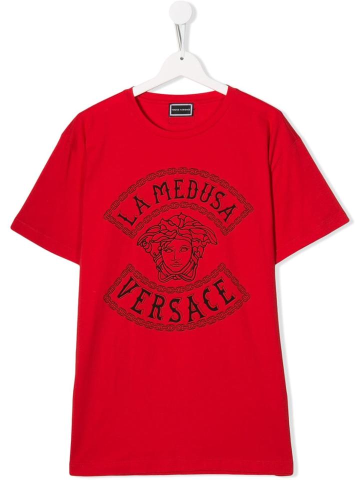 Young Versace Teen Medusa T-shirt - Red