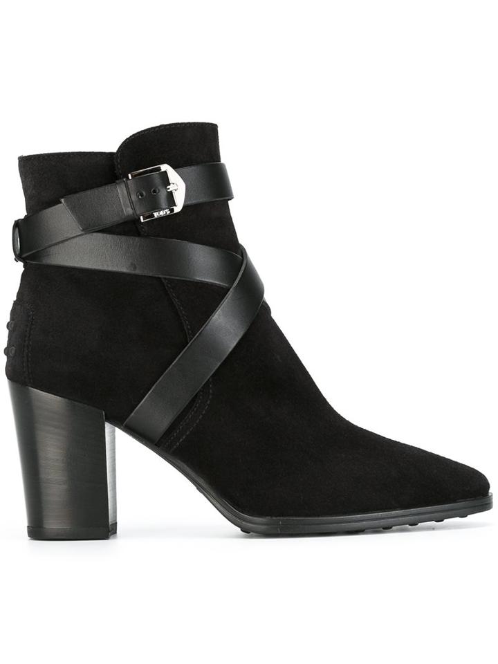 Tod's Wrap Strap Boots