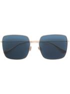 Dior Eyewear Oversized Square Frame Sunglasses - Metallic