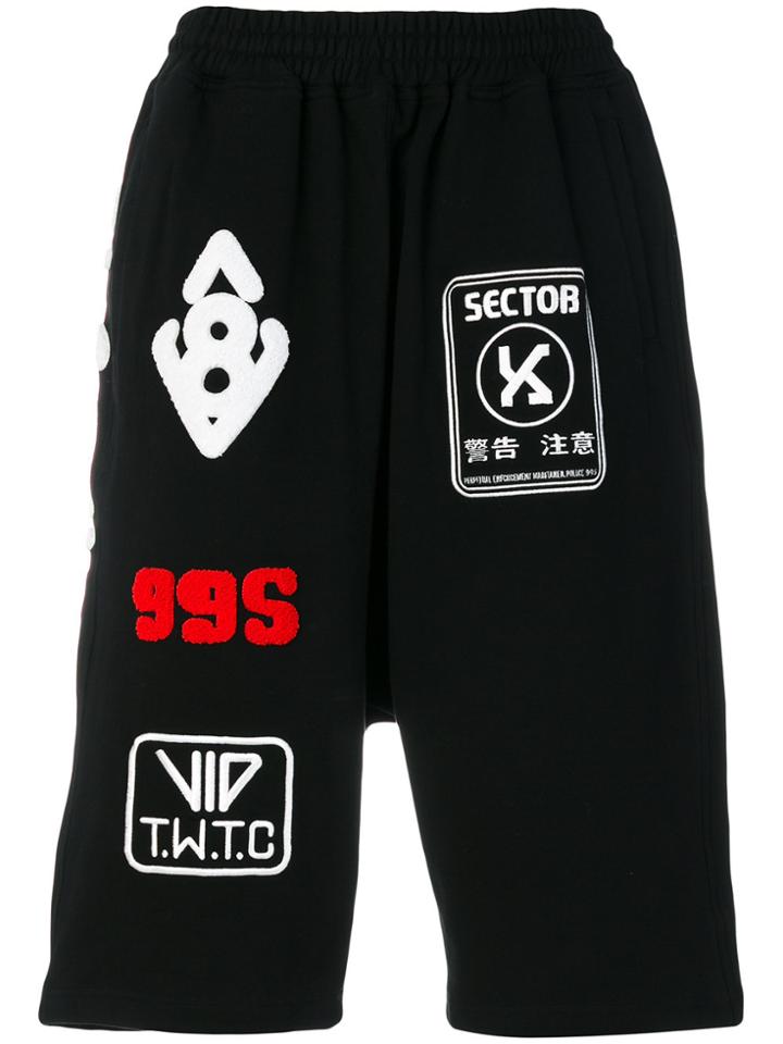 Ktz Patches Shorts - Black