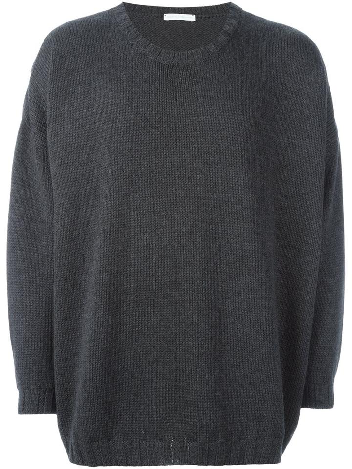 Société Anonyme Maxi Pullover, Adult Unisex, Grey, Merino