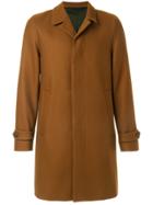 Hevo Button-down Tailored Coat - Brown