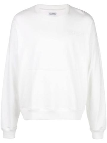 Willy Chavarria Oversized Buffalo Sweatshirt - White