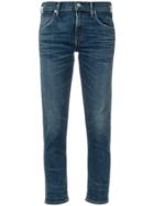 Citizens Of Humanity Cropped Slim-fit Jeans - Blue