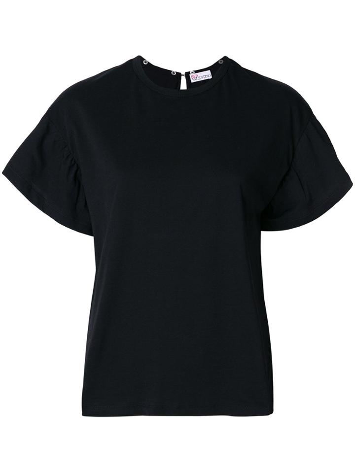 Red Valentino Embellished Collar Blouse - Black