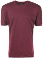 Diesel Black Gold - Piped Seam T-shirt - Men - Cotton - S, Pink/purple, Cotton
