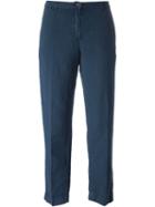 Massimo Alba 'liza' Trousers, Women's, Size: 46, Blue, Linen/flax/cotton