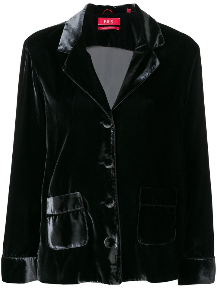 F.r.s For Restless Sleepers Single-breasted Blazer - Black