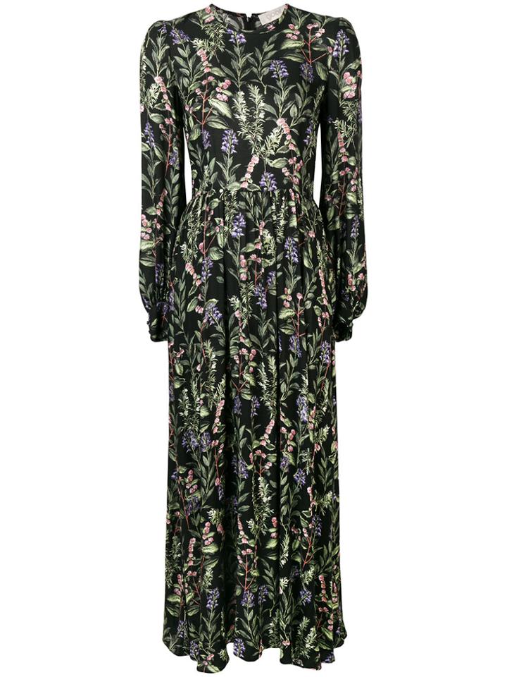 Goat Garden Maxi Dress - Black