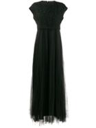 Fabiana Filippi Embroidered Detail Dress - Black