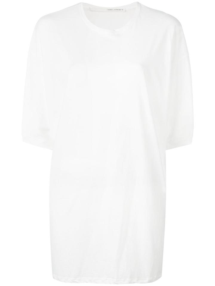 Isabel Benenato Loose-fit T-shirt, Women's, Size: 38, White, Cotton