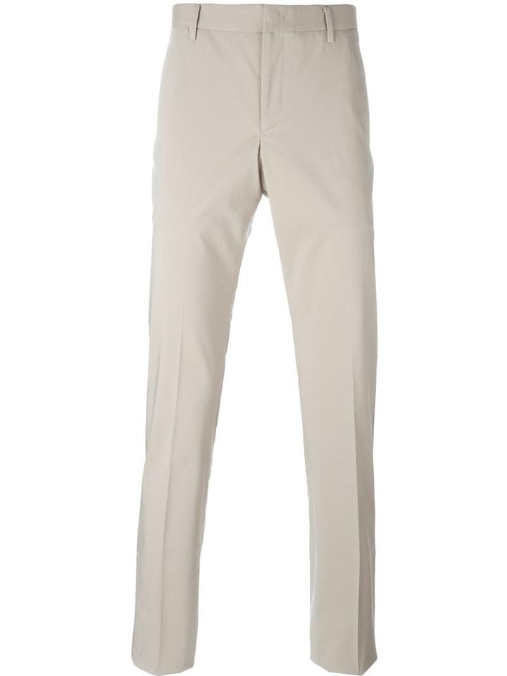 Wooyoungmi Chino Trousers, Men's, Size: 46, Nude/neutrals, Cotton/polyester/polyurethane