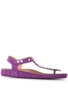 Isabel Marant Studded Strap Sandals - Purple