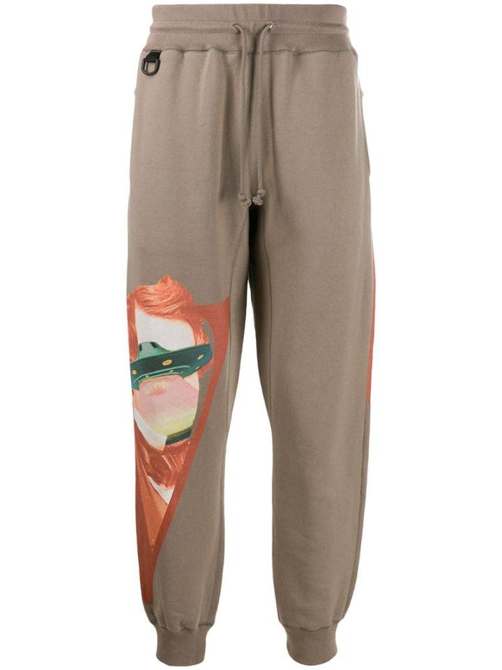 Undercover Printed Track Pants - Neutrals