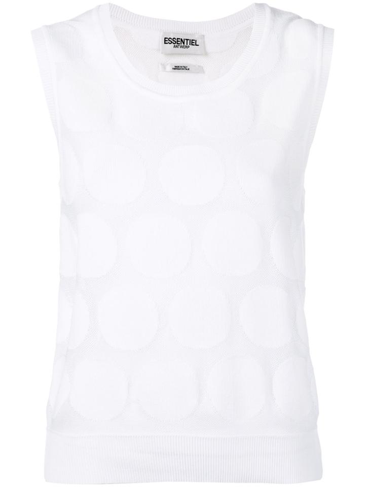 Essentiel Antwerp Noah Knitted Top - White