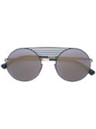 Mykita - Round Frame Sunglasses - Unisex - Metal (other) - One Size, Black, Metal (other)