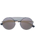 Mykita - Round Frame Sunglasses - Unisex - Metal (other) - One Size, Black, Metal (other)