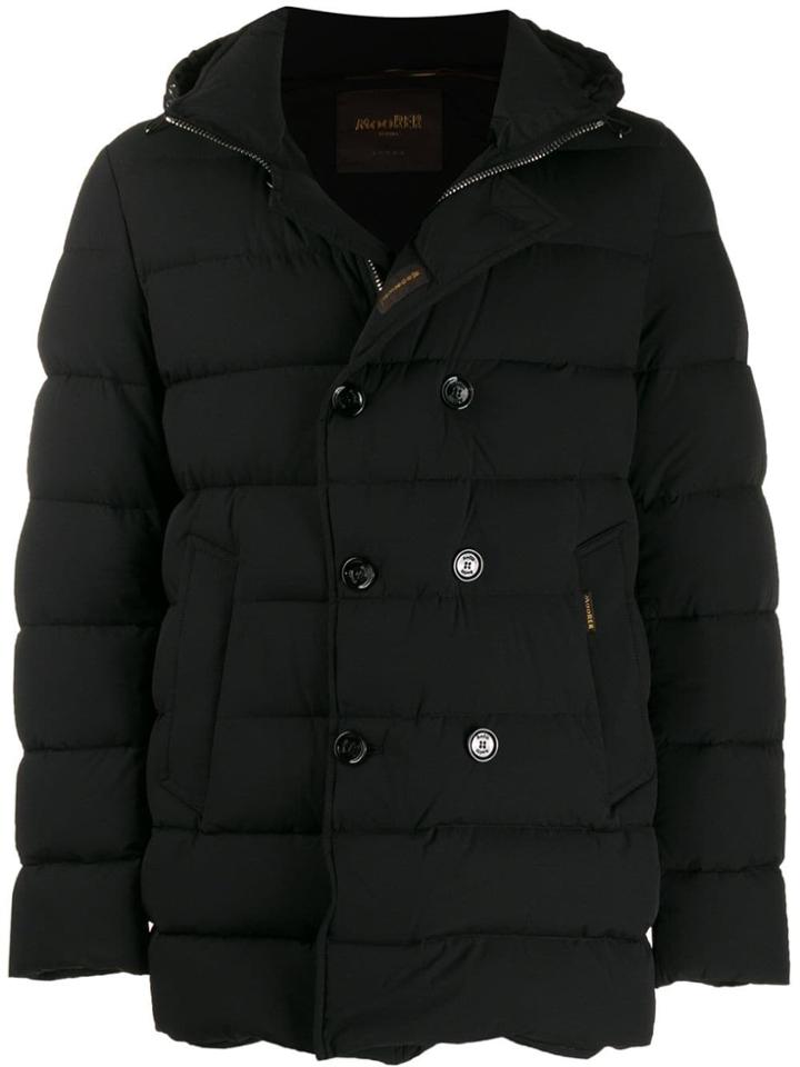 Moorer Florio Padded Coat - Black