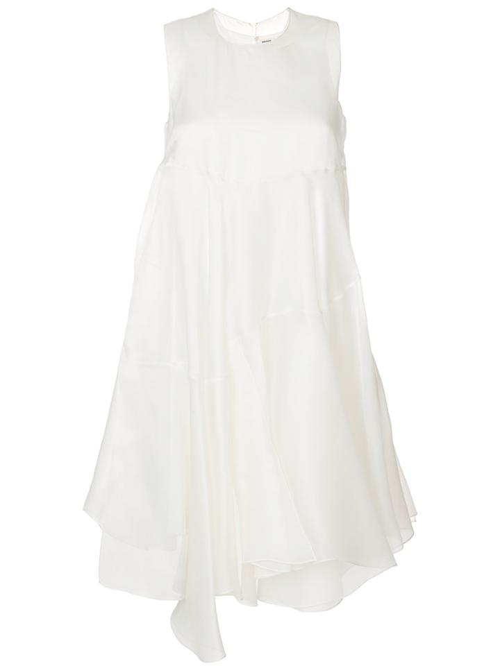 Maison Rabih Kayrouz Flared Asymmetric Dress - White