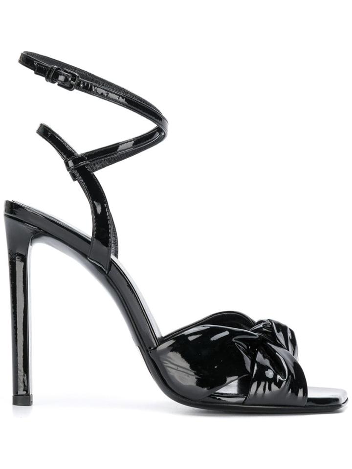 Saint Laurent Amy Sandals - Black