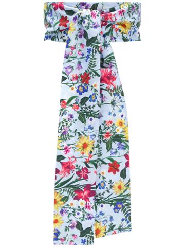 Peter Taylor Floral Print Scarf - Multicolour