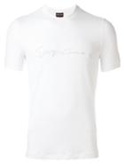 Giorgio Armani Fitted T-shirt, Men's, Size: 52, White, Spandex/elastane/viscose