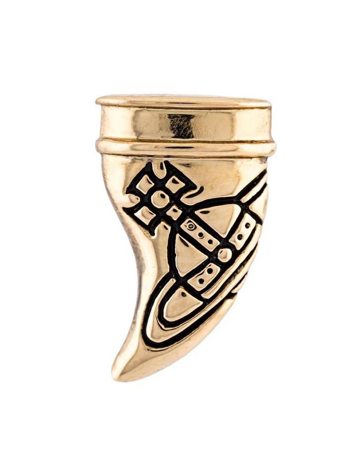 Vivienne Westwood 'venicius' Stud Earring, Adult Unisex, Metallic