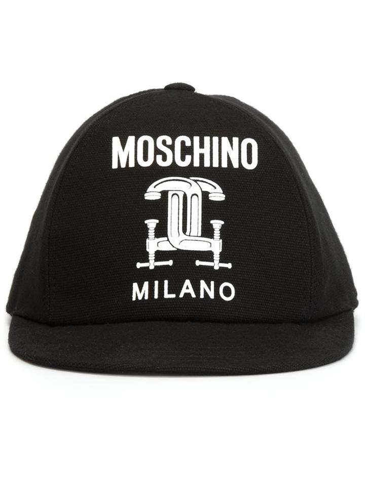 Moschino Interlocking C-clamp Baseball Cap