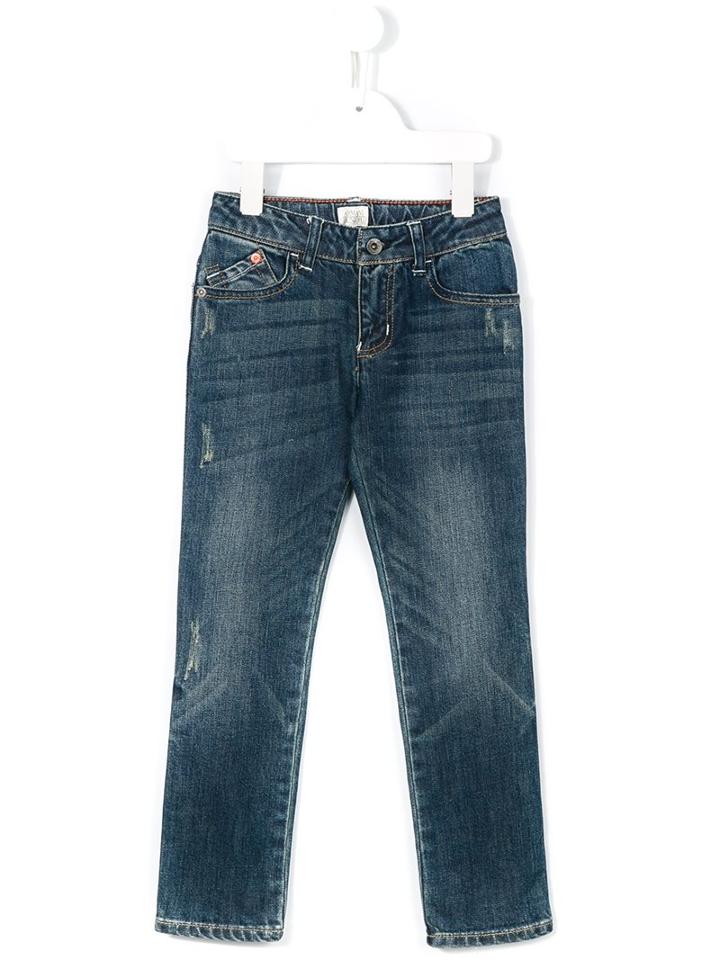 Armani Junior Distressed Jeans, Boy's, Size: 10 Yrs, Blue