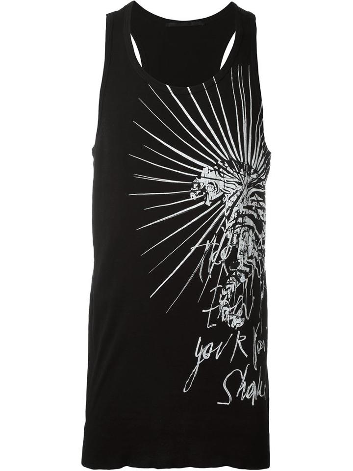 Haider Ackermann Graphic Print Tank Top