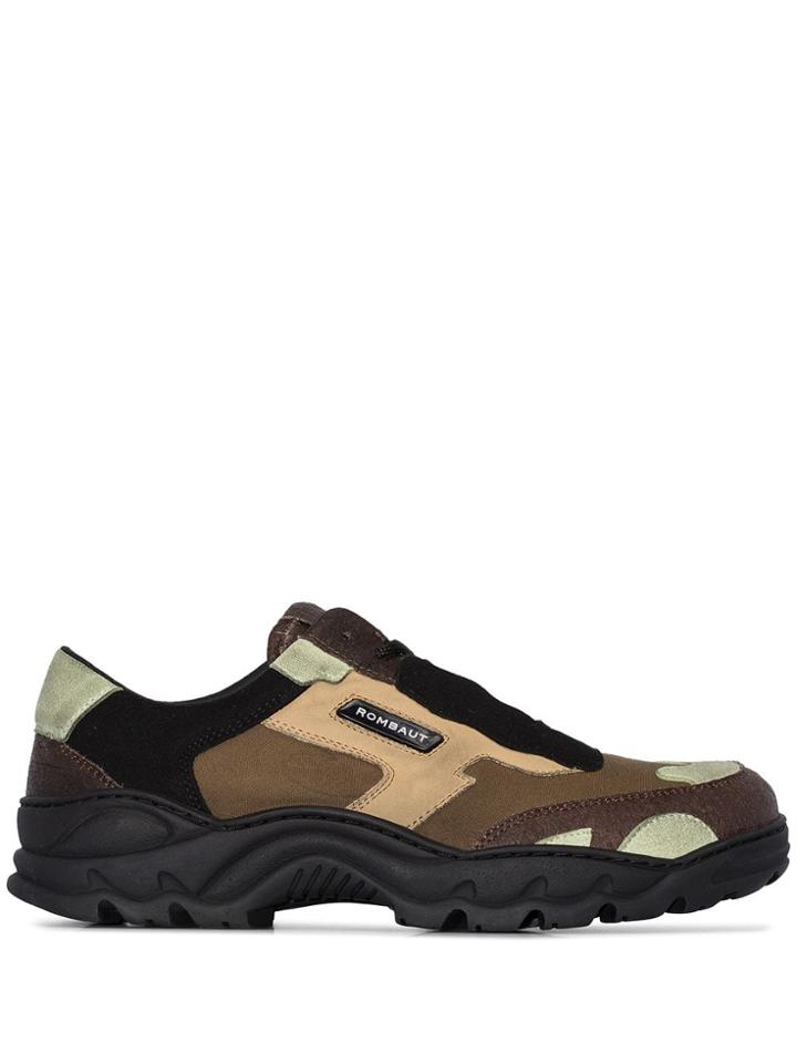 Rombaut Boccaccio Panelled Sneakers - Green