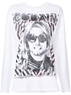 R13 Kurt Cobain Print Oversized T-shirt - White