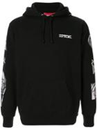 Supreme M.c. Escher Hooded Sweatshirt - Black