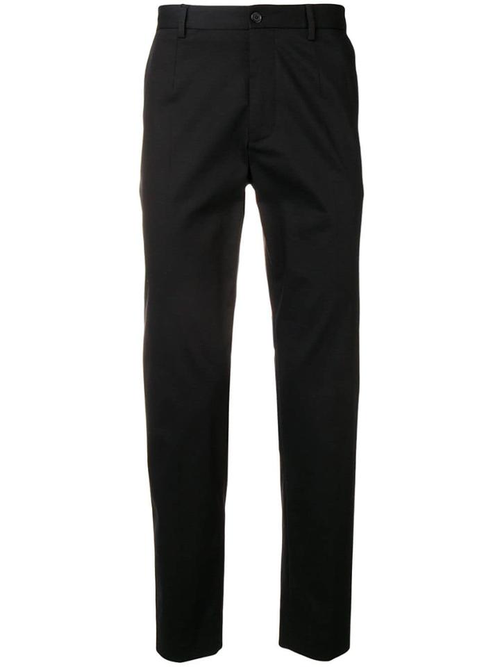 Dolce & Gabbana Logo Tape Trousers - Black