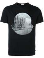 Moncler Icicle Print Logo T-shirt, Men's, Size: Large, Black, Cotton