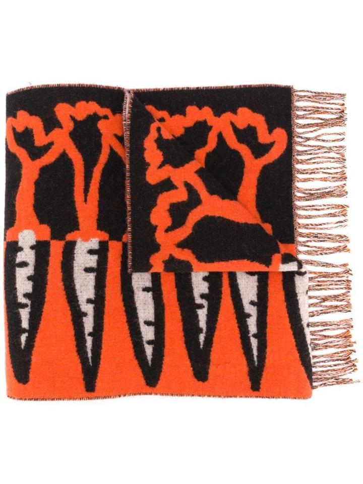 Henrik Vibskov Carrot Print Scraf - Orange