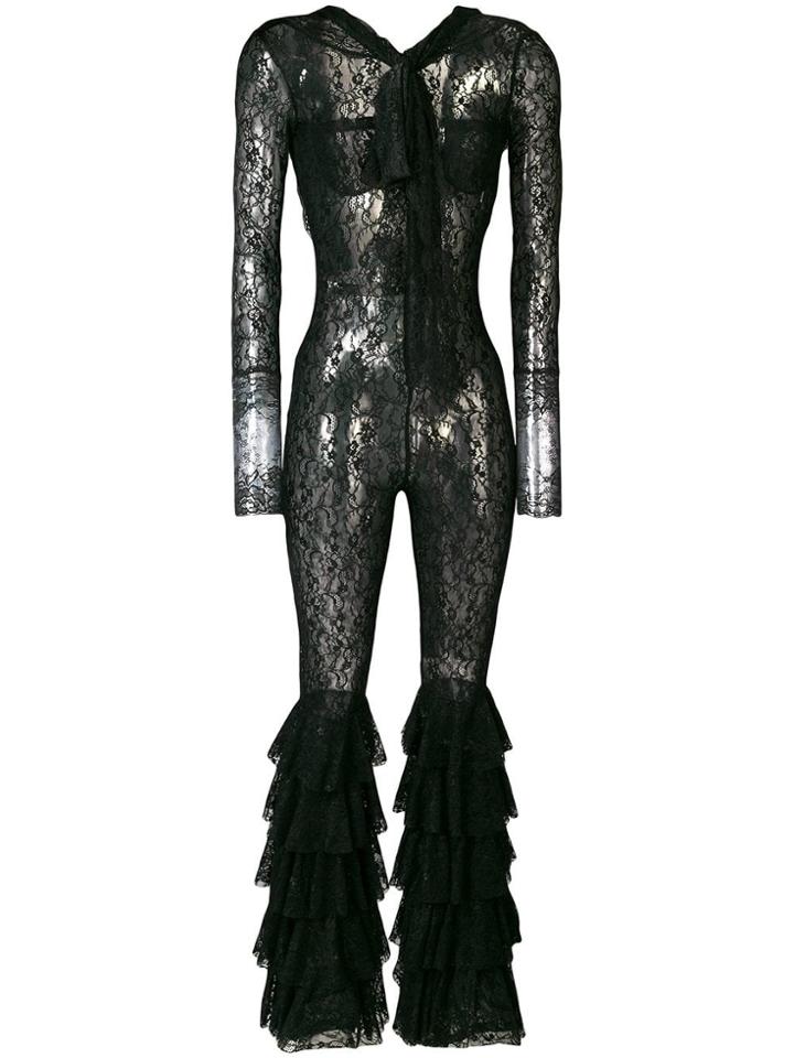 Faith Connexion Lace Jumpsuit - Black