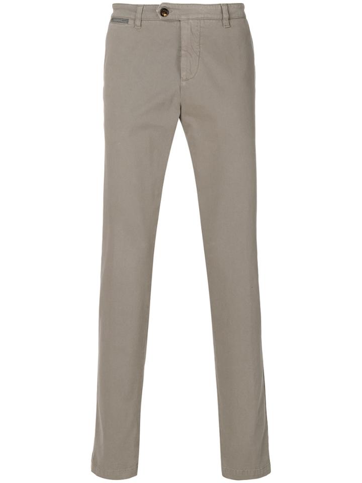 Eleventy Slim-fit Chinos - Nude & Neutrals