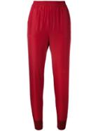 A.f.vandevorst - Phone Track Trousers - Women - Polyester - 40, Red, Polyester