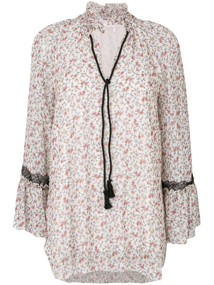 See By Chloé Rose Print Blouse - Multicolour