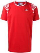 Kappa - Contrast Trim T-shirt - Men - Cotton - S, Red, Cotton